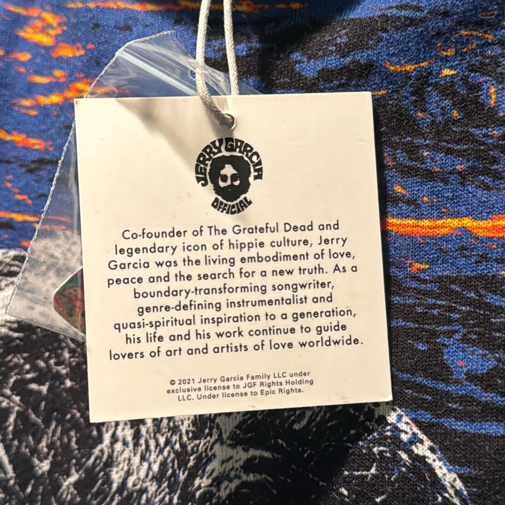 Teddy Fresh x Jerry Garcia Purple Unisex Hoodie - Picture 5 of 13
